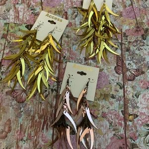 6 Pair Lot of NWT Rockstar Earrings! Shred it! 🤘🏼